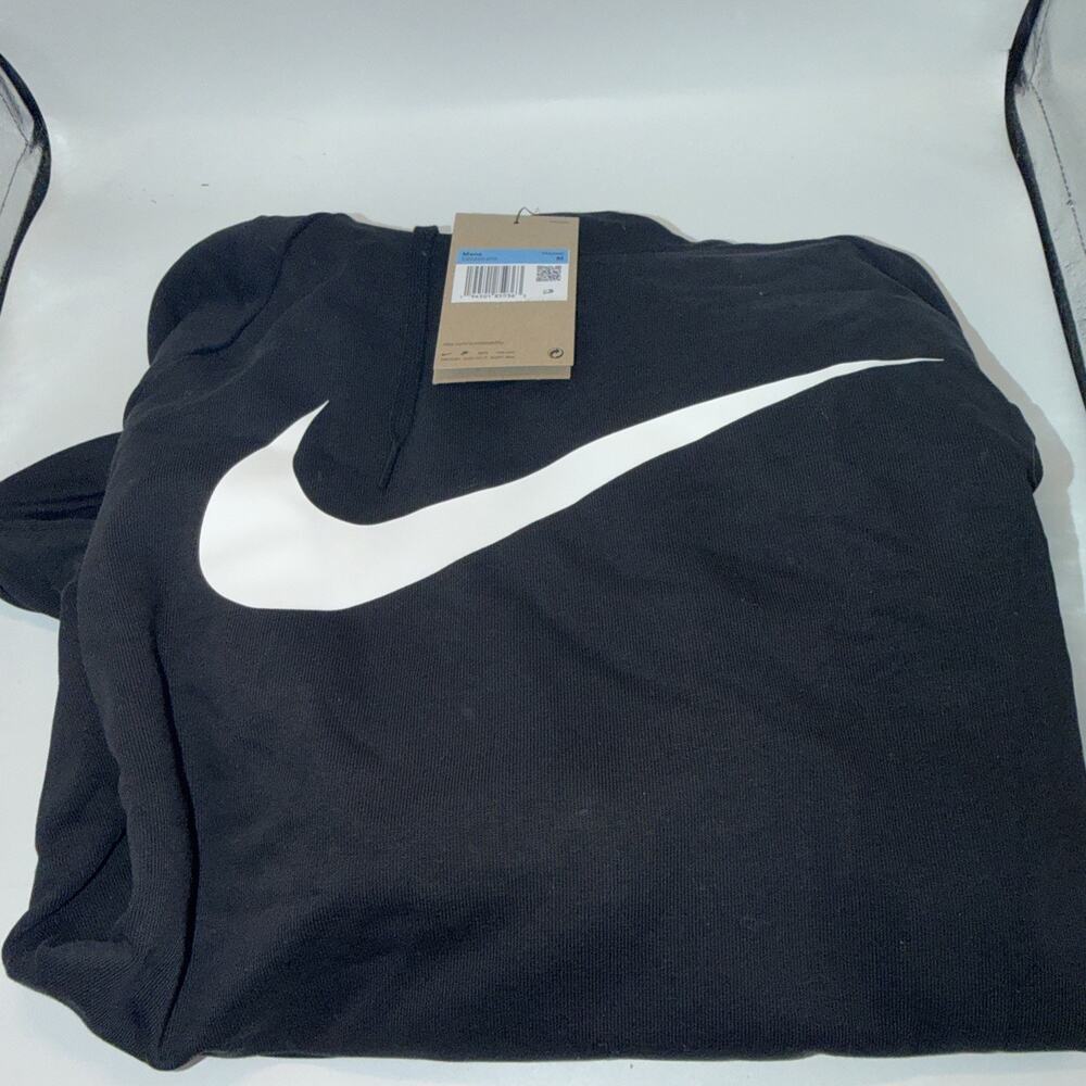 NWT-Nike Mens Black Dri-Fit Pullover Hoodie Medium casual pullover sweatshirt
